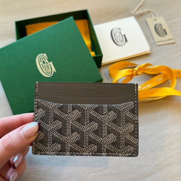 NWT🖤GOYARD🖤Goyardine Saint Sulpice Card Holder - Picture 6 of 15